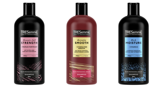 New look and formulas for haircare brand Tresemmé