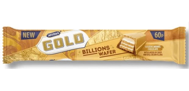 New Gold Bar: McVitie's Launches New Gold Billions Wafer