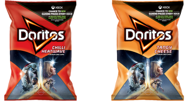 Doritos en Xbox werken samen om de release van een grote game te vieren met een promotie op de verpakking