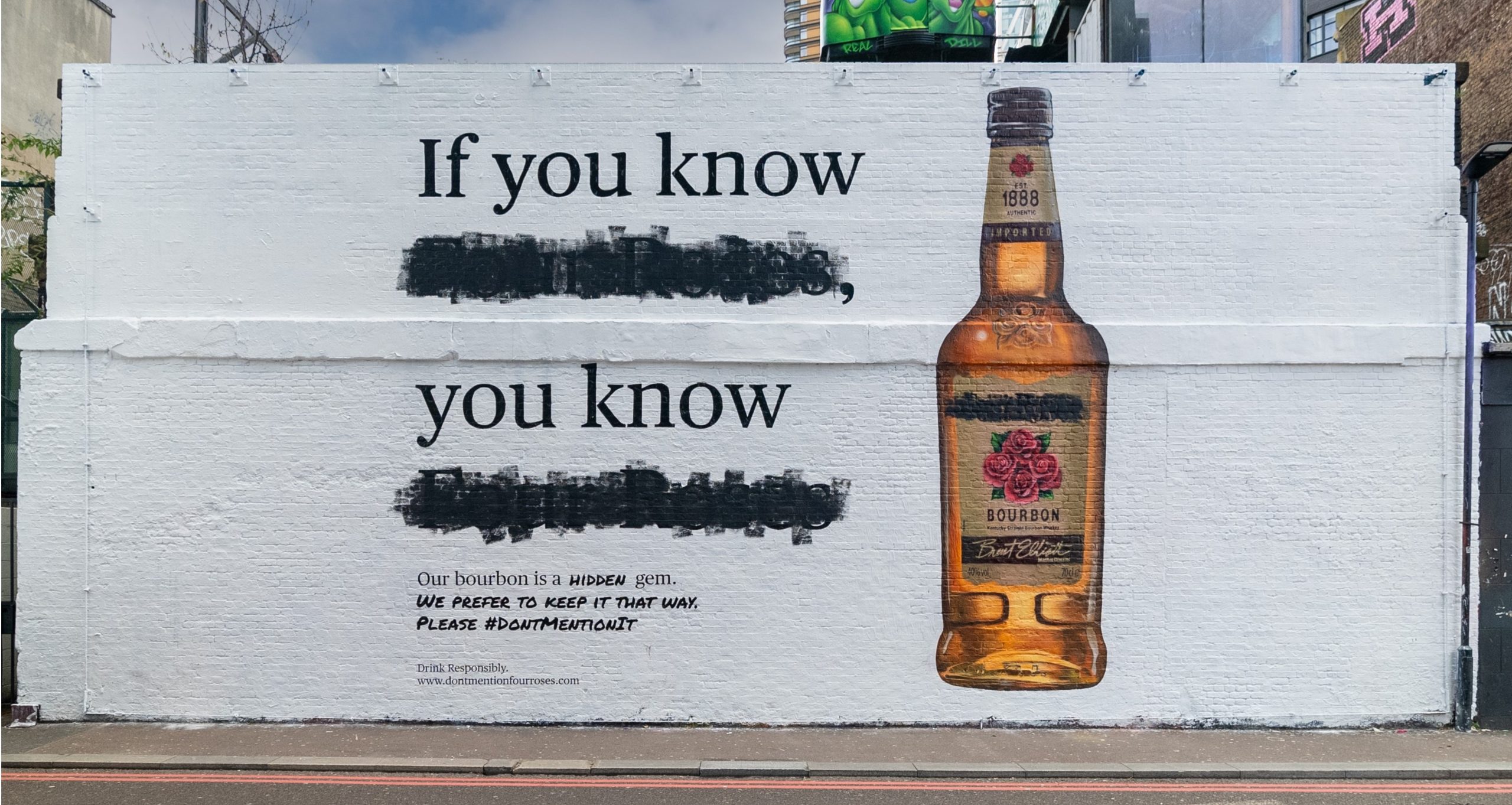 First ad campaign for Four Roses bourbon