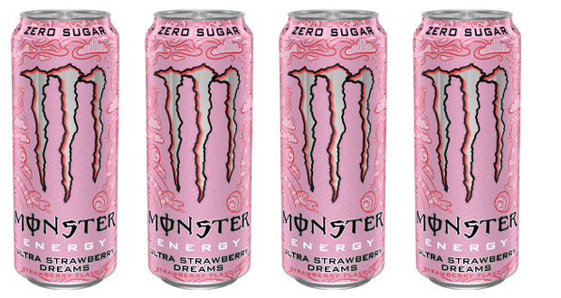 Monster adds Strawberry Dreams to its zero sugar ultra range