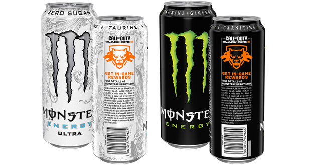 Monster Energy unveils Call of Duty on-pack promo