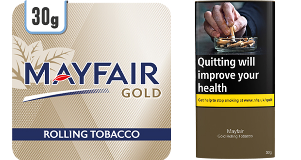 jti tobacco uk Mayfair Gold launches new RYO format