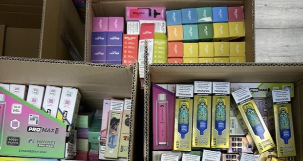 Arrests at Swindon stores where £55,000 worth of illicit products are found 