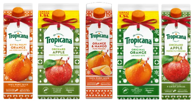 Tropicana unveils limited edition festive packs | Talking Retail