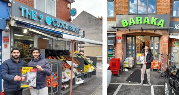 Swindon shops join campaign to help tackle sales of illegal tobacco and  vapes