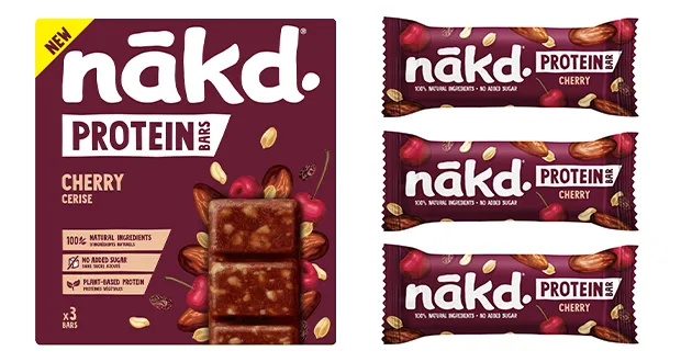 Nakd expands protein range with new cherry launch
