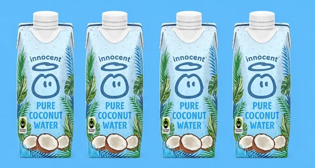 Grab-and-go coconut water from Innocent Drinks