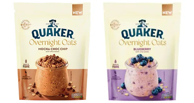 Quaker taps into overnight oat trends with new range