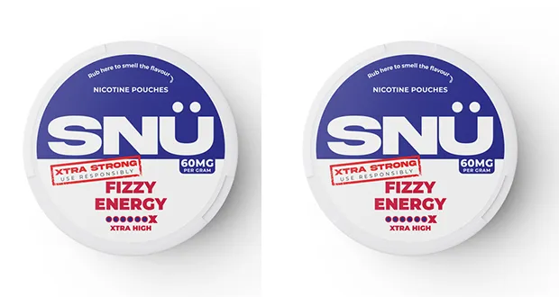 SNÜ adds Fizzy Energy flavour to its range