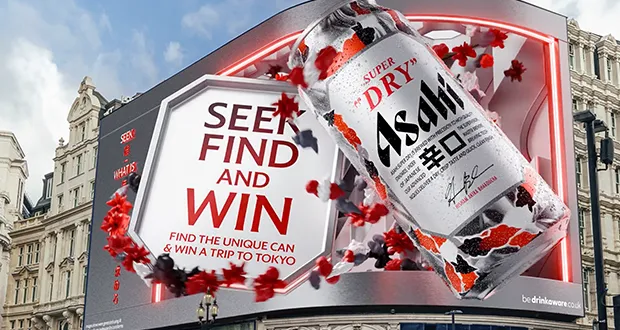 Asahi Super Dry reveals seek, find and win competition