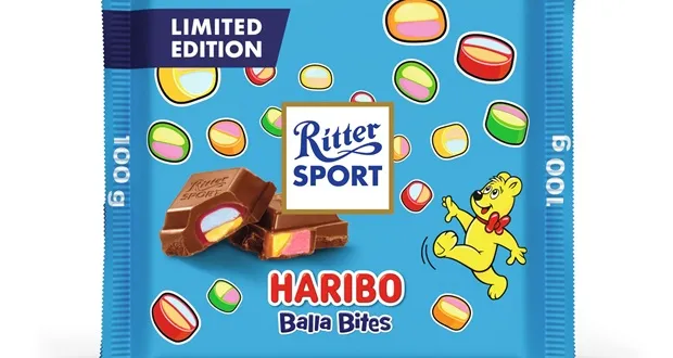 Chocolate bar collaboration for Haribo and Ritter Sport